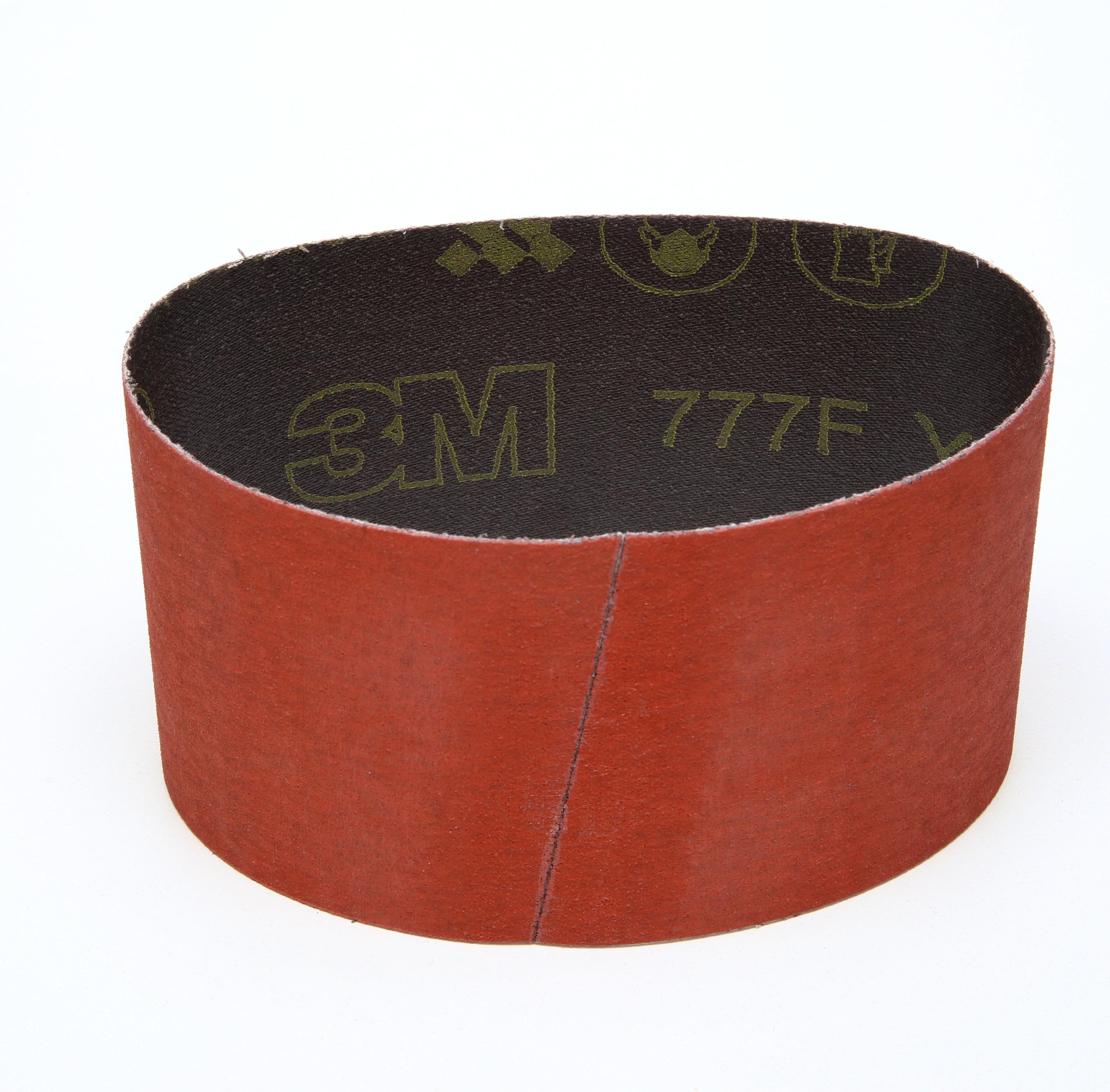 3M 7000118390 L-Flex Portable Cloth Belt, 3-1/2 in W Belt x 15-1/2 in L, P120 Grit, Fine Grade, Polyester Backing - Coated Abrasive Belts